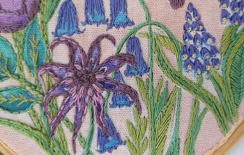 Bluebells Floral Embroidery Pattern, 5 of 9