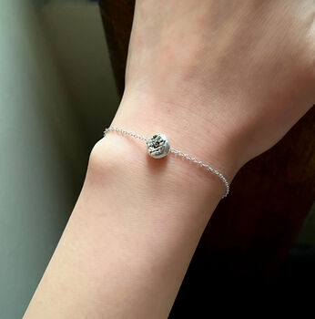 Sterling Silver Mini Doughnut Bracelet, 6 of 12