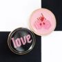 Valentine’s Pin Badge Set | Two Enamel Pin Badges, thumbnail 3 of 6