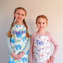 Personalised Sloth Children's Linen Apron, thumbnail 2 of 5