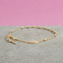 Delicate Rosary Chain Bracelet, thumbnail 1 of 9