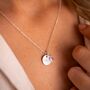Esme Personalised Initial Birthstone Necklace, thumbnail 2 of 12