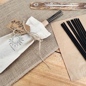 Spiced Saffron And Sandalwood Hand Dipped Incense Sticks, 11 of 12