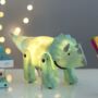 Wood Effect Triceratops Light, thumbnail 1 of 3