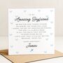 Personalised Special Verse Birthday Card For Boyfriend, thumbnail 1 of 8