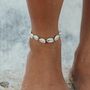 Livadi Cowrie Shell Anklet, thumbnail 5 of 8