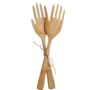 Personalised Bamboo Hands Salad Servers, thumbnail 4 of 5