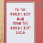 'To The World's Best Mum' Mother's Day Card, thumbnail 4 of 4