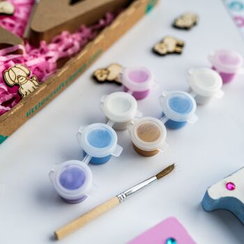 Personalised Paint Your Own Baby Animal Wooden Name, 4 of 12