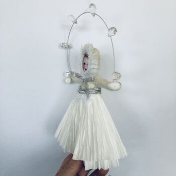 Fairy Style Christmas Decoration Crystal Halo Girl, 3 of 9