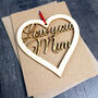 Love You Mum Keepsake And Mothers Day Card, thumbnail 7 of 12
