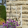 Ornate Scrolled Garden Wall Hanging Basket Bracket, thumbnail 1 of 5