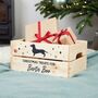 Dog Silhouette Pets Christmas Treats Crate, thumbnail 2 of 3