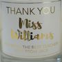 Personalised Thank You Teacher Gift Candle, thumbnail 2 of 4