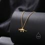Triceratops Dinosaur Pendant Necklace, thumbnail 4 of 10