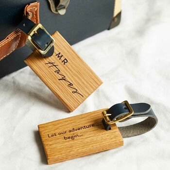 Personalised Luggage Tag Mr And Mrs, 2 of 4