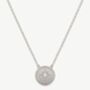 North Star Coin Pendant Necklace Sterling Silver, thumbnail 2 of 4