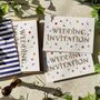 Wildflower Letters Ready To Write Wedding Invitations, thumbnail 7 of 7