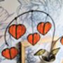 Chinese Lantern Stained Glass Plant Stem, thumbnail 4 of 7