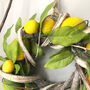 Decorative Lemon Wreath, thumbnail 2 of 3