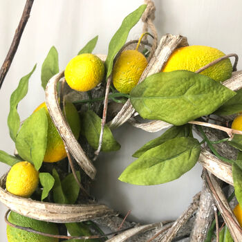 Decorative Lemon Wreath, 2 of 3