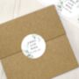 Personalised Botanical Wedding Sticker Set, thumbnail 3 of 4
