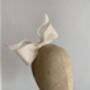 Sculptural Ivory Bow Fascinator 'Ava', thumbnail 5 of 9