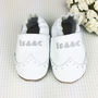 Personalised Christening Brogue Baby Shoes, thumbnail 1 of 8