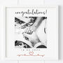 Personalised Wedding Glass Printed Frame, thumbnail 2 of 2