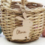 Personalised Easter Wooden Gift Tag Decoration, thumbnail 3 of 5