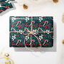Luxury Christmas Foliage Wrapping Paper, thumbnail 3 of 5