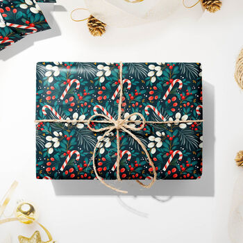 Luxury Christmas Foliage Wrapping Paper, 3 of 5