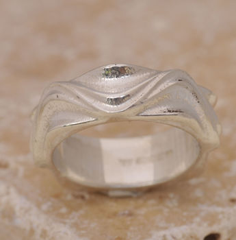Silver Wave Design Ring, 3 of 4