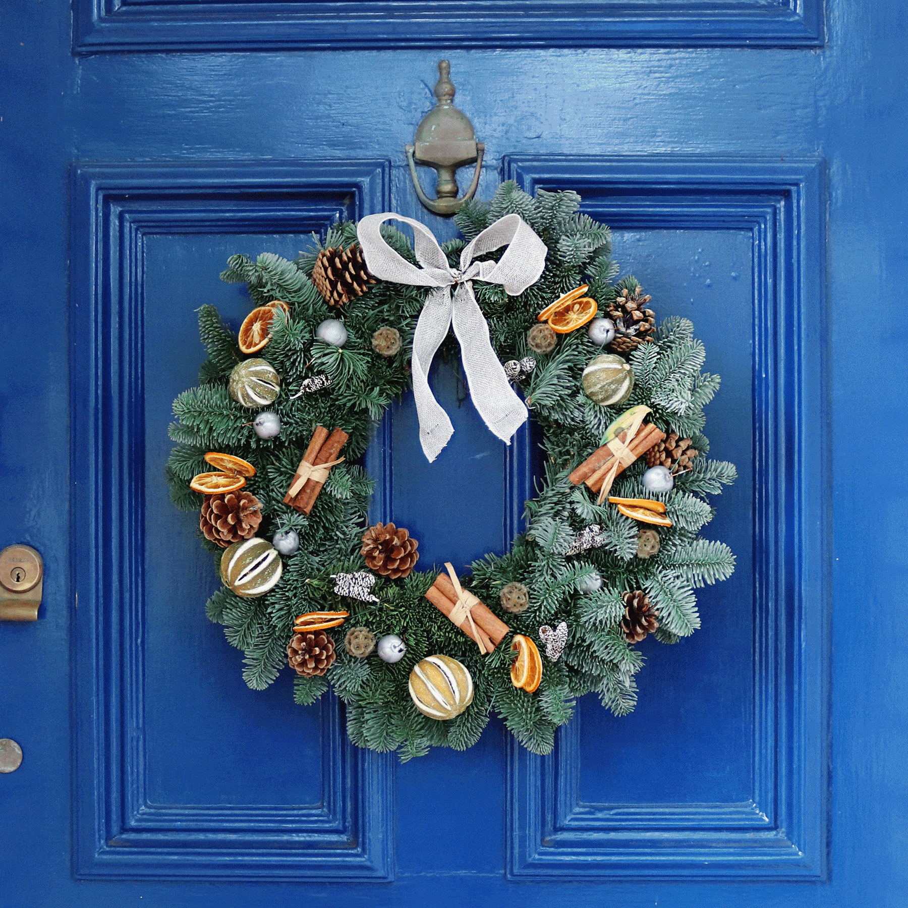Make Your Own Luxury Fresh Pine Christmas Wreath Kit, 2 of 7