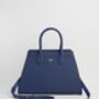 Catherine Rowe Pet Portraits Navy Structured Tote, thumbnail 2 of 5