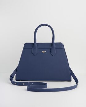 Catherine Rowe Pet Portraits Navy Structured Tote, 2 of 5