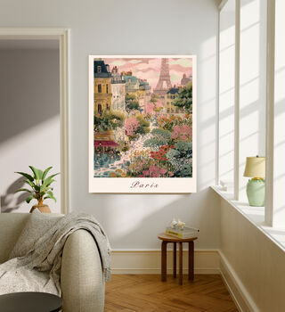 Paris City Travel Art Print, 2 of 4