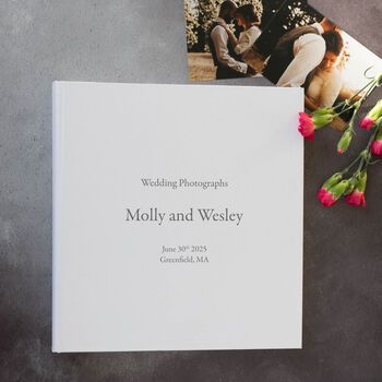 Printed Classic Wedding Photograph Album, 2 of 12