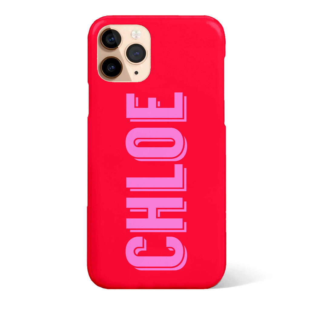 Personalised Red Phone Case, 1 of 2