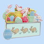Biscuiteers Hand Iced Easter Egg Hunt Biscuit Tin, thumbnail 1 of 3