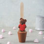 Valentine's Day Teddy Hot Chocolate Spoon, thumbnail 2 of 3