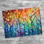 Forest Of Colour Textured Glass Chopping Board, thumbnail 7 of 8