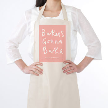 Bakers Gonna Bake Personalised Apron, 3 of 5