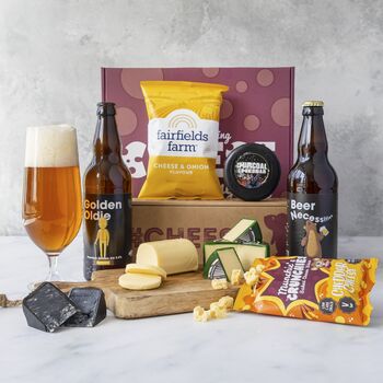 You're Not Old, You're Vintage! Cheese And Beer Hamper, 2 of 12