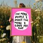 Cat Love Print, thumbnail 5 of 5