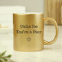 Personalised Gold Star Ceramic Mug, thumbnail 9 of 11