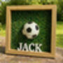 Personalised 3D , Astro Football Frame, thumbnail 1 of 3