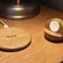 Solid Wood Charging Stand For Apple Watch In Oak/Walnut, thumbnail 5 of 11
