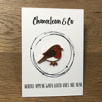 Robin Enamel Pin Badge, 4 of 6