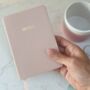 Christmas Gift For Her – Luxury Pink Set With Notebook, Purse, Keyring And Festive Socks, thumbnail 3 of 10